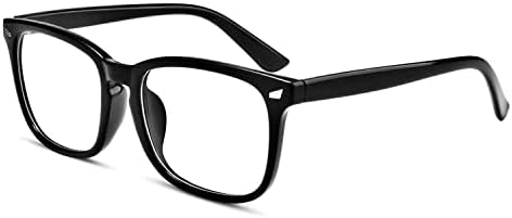 EYLRIM Square Frame Clear Lens Glasses Non Prescription Eyeglasses