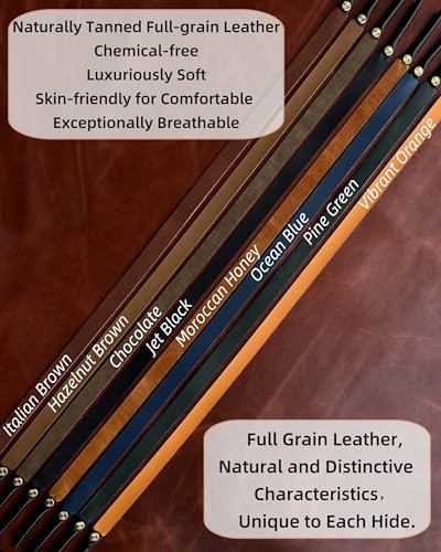 Full-grain Leather Glasses Strap Handmade Sports Sunglasses Eyeglasses Holders Around Neck Gifts For Men Women