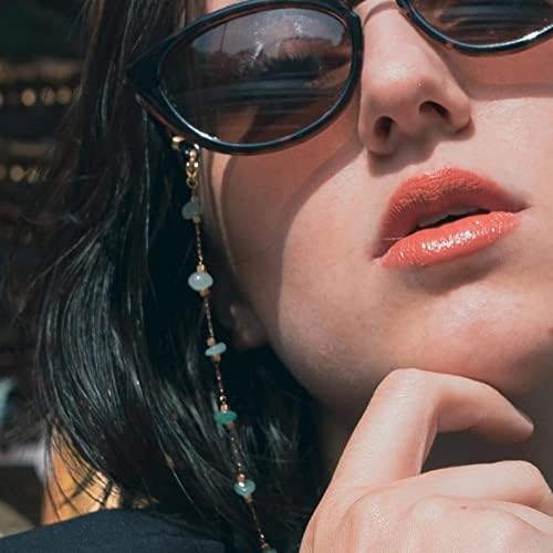 Glasses Chain For Women Eye Glasses Holders Around Neck Natural Crystal Eyeglasses Strap Sunglass Chains For Women