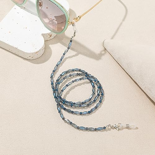 Glasses Chain For Women Eye Glasses Holders Around Neck Crystal Beaded Eyeglasses Strap Eyeglass Chain For Women