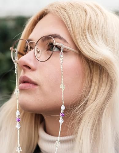 Glasses Chain For Women Eyeglass Chain Eye Glasses Holders Around Neck Beaded Eyeglass Chains For Women