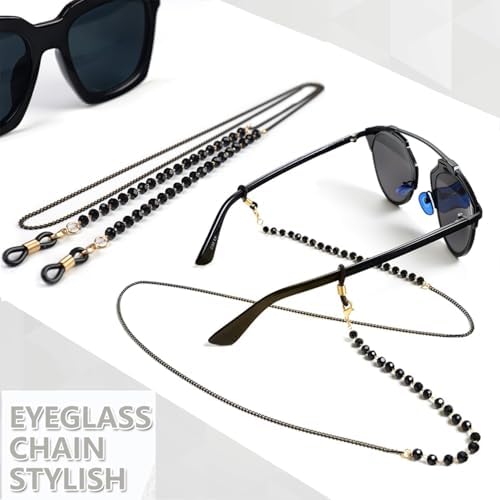 Glasses Chain For Women Eyeglasses Strap Eye Glasses Holders Around Neck Beaded Eyeglass Chains For Women