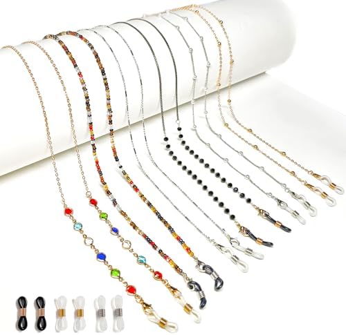 Glasses chain for women eyeglasses strap eye glasses holders around neck beaded eyeglass chains for women