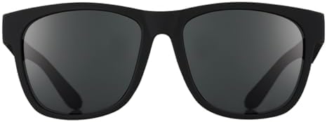 Goodr Hooked On Onyx Polarized Sunglasses For Men & Women Large Sized (BFG) Black Solid Frame With Black Non-Reflective Glare Reducing Lenses UV400 Protection No Slip No Bounce