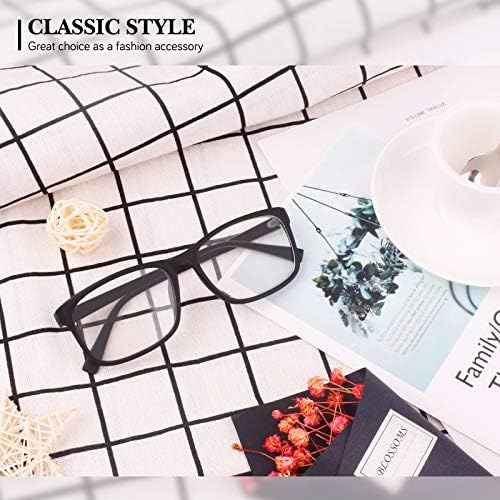 GQUEEN Fake Clear Glasses Non Prescription Glasses Eyeglasses Rectangular Frame 201512