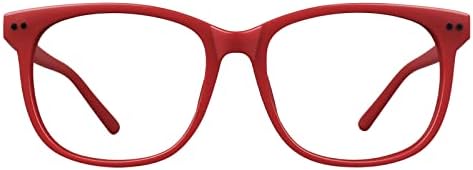 GQUEEN Fake Non Prescription Glasses Clear Lens For Women Men Oversized Frame UV400 Protection 201581