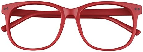 GQUEEN Fake Non Prescription Glasses Clear Lens for Women Men Oversized Frame UV400 Protection 201581