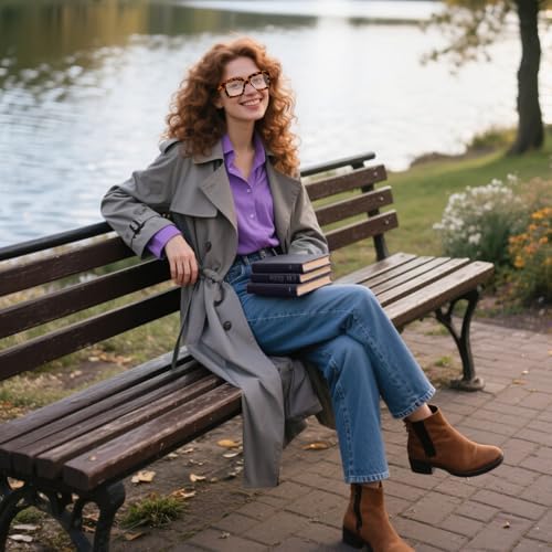 Hoyuwak 2PCS Oversized Square Blue Light Glasses Big Frame Computer Eyewear Thick Fashion Clear Glasses For Women Fashion