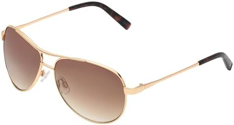 Jessica Simpson Women's J106 Iconic Metal Aviator Pilot Sunglasses with UV400 Protection