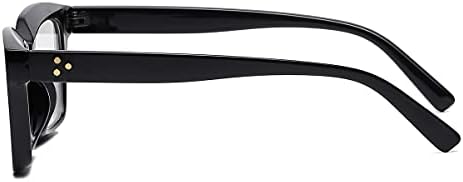 JOVAKIT Non Prescription Glasses For Women Men Fashion Square Frame Eyeglasses