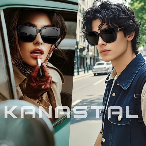 KANASTAL Oversized Over Glasses Sunglasses For Women Men Square Fit Over Polarized Sun Glasses UV400