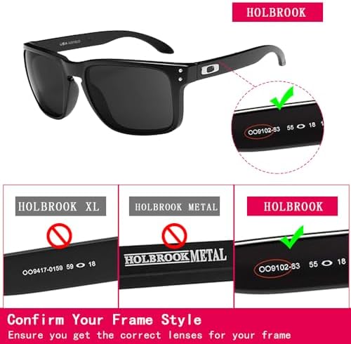 Lenses Replacement For Oakley Holbrook Sunglass- Multiple Options