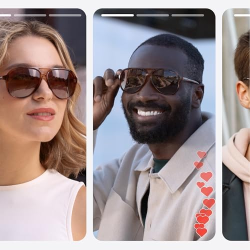 Livho Trendy Polarized Aviator Sunglasses Women Men Retro Sun Glasses For Women Men 2025 Oversized UV Protection Shades