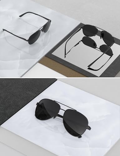 LUENX Aviator Sunglasses For Men Women Polarized - UV400 Protection Stylish Shades Driving Outdoor Activities