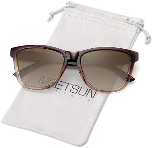 MEETSUN Polarized Sunglasses for Women Men Trendy Classic Retro Designer Style