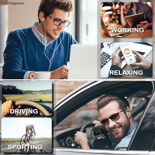 Nearsighted Glasses Distance Men Near Sighted Vision Driving Myopia Photochoromic See Far Eyeglasses Frame