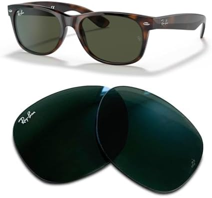 NEW RB2132 New Wayfarer Replacement Lenses For Men For Women+BUNDLE with ACCESSORY EYEWEAR KIT