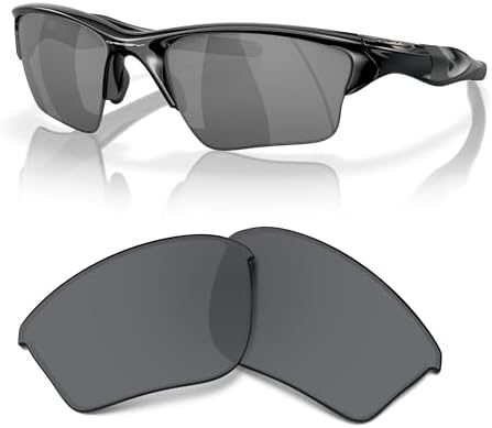 OAKLEY Original Half Jacket 2.0 XL OO9154 Replacement Lenses For Men For Women+ Bundle Microfiber Pouch