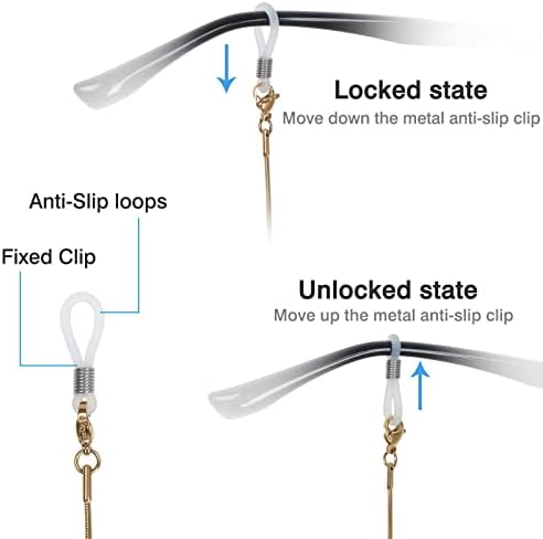 OCR Eyeglasses Chain Face Masks Lanyard Chain Stylish Sunglasses Lanyard Chains Glasses Strap Elegant Eyewear Retainer Chain