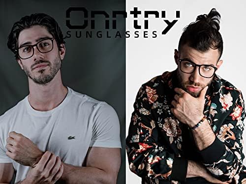 Onrtry Non Prescription Glasses For Men Women Square Clear Lens Eyeglasses