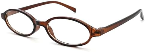 Onrtry Retro Oval Blue Light Glasses for Women 90s Small Face Eyeglasses Fake Nerd Cosplay Eyewear