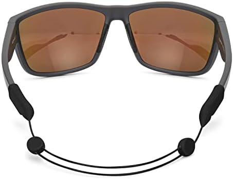 Pilotfish Adjustable Sunglasses Retainer Strap 2 Pack – Universal No-Tail Eyewear Neck Cord With Anti-Slip Ends For Men Women