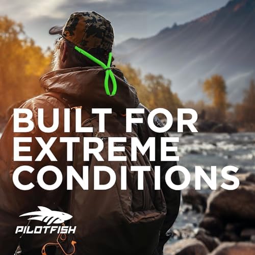 Pilotfish Floating Sunglasses Strap Adjustable Waterproof High Visibility Neoprene Holder For Men & Women