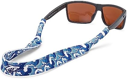 Pilotfish Neoprene Sunglasses Strap – Neoprene Eyewear Retainer Secure Floating Sunglass Cord with Anti-Slip Ends