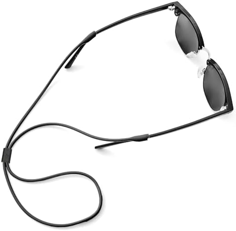 Pilotfish Premium Silicone Sunglasses Strap Adjustable Glasses Retainer with Unique Passthrough Design – Universal Fit