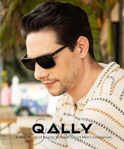 Polarized Sunglasses For Men Rectangular Frame Men's Polarized Sunglasses Sports Sunglasses With UV400 Protection