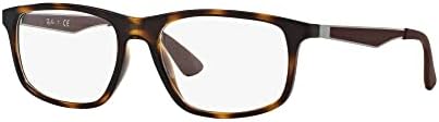Ray-Ban Men's RX7055 Square Prescription Eyewear Frames