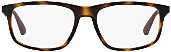 Ray-Ban Men's RX7055 Square Prescription Eyewear Frames