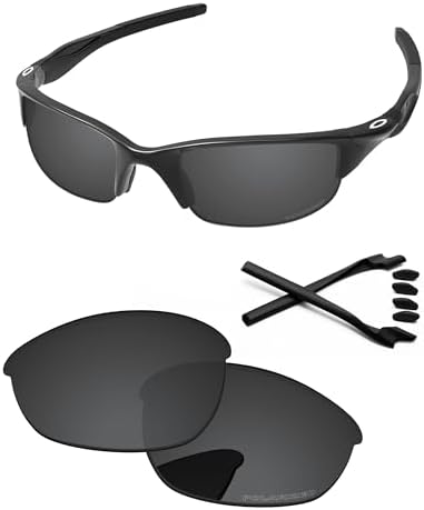 Replacement Lenses & Rubber Kits for Oakley Half Jacket 2.0 OO9144 62mm Sunglass