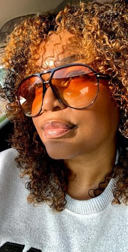 Retro Aviator Sunglasses For Women Men Oversized Classic 70s Vintage Trendy Tangle Free Square Aviators Sun Glasses