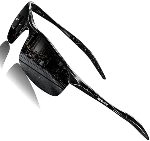 ROCKNIGHT Driving HD Polarized UV400 Protection Ultra light Al-Mg Golf Fishing Outdoor Sunglasses