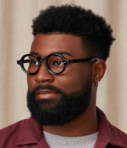 Round Frame Glasses For Women Men Small Circle Clear Lens Glasses Blue Light Non-prescription Eyeglasses