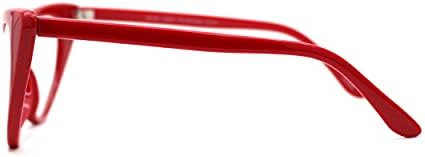 SA106 Classic Gothic True Cat Eye Frame Blue Light Filtering Computer Glasses