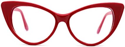SA106 Classic Gothic True Cat Eye Frame Blue Light Filtering Computer Glasses