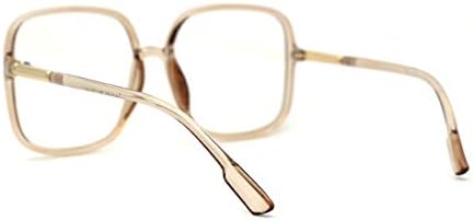 SA106 Womens 90s Oversize Rectangular Butterfly Clear Lens Eyeglasses