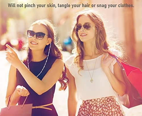 SAM & LORI Stylish Eyeglass Chain For Women-Silver/Gold/Rosegold/Black