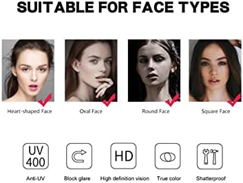 Shiratori Classic Woman's Metal Big Face Nerd Glasses Frame Clear Lenses