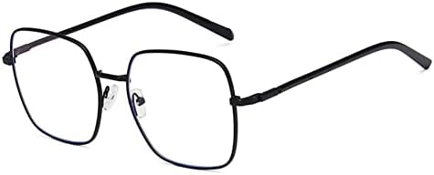 Shiratori Classic woman's metal big face nerd glasses frame Clear lenses