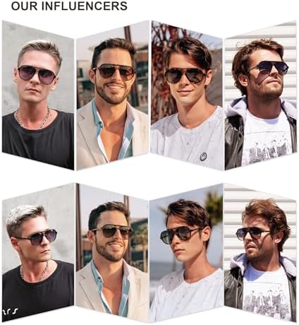 SOJOS Classic Polarized Aviator Sunglasses For Women Men Retro Trendy Aviators Shades SJ2201