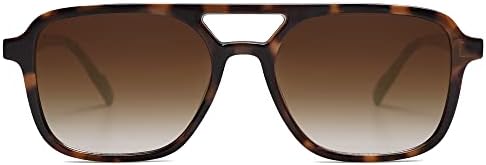 SOJOS Retro Aviator Sunglasses For Women Men Trendy Rectangle Womens Mens Shades Sun Glasses SJ2202