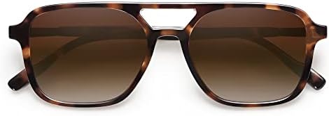 SOJOS Retro Aviator Sunglasses For Women Men Trendy Rectangle Womens Mens Shades Sun Glasses SJ2202