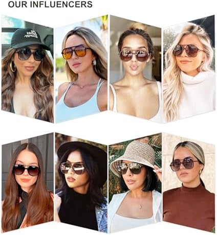 SOJOS Retro Polarized Aviator Sunglasses Womens Mens Classic 70s Vintage Trendy Square Aviators SJ2174