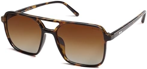 SOJOS Trendy Vintage Aviator Square Sunglasses For Womens Mens Retro 70s UV400 Women Sun Glasses SJ2327