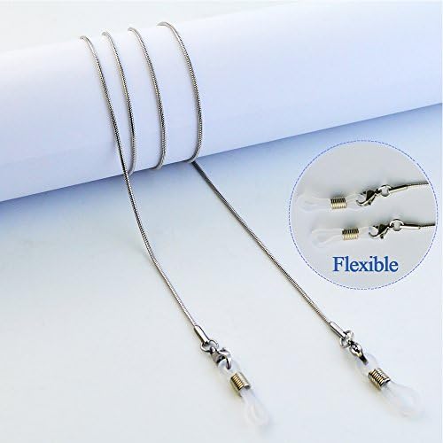 Stainless Steel Eyeglass Holder Chain 80cm Eyeglass Necklace Chain
