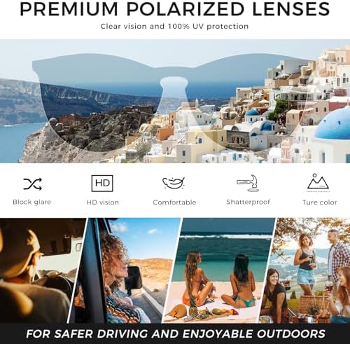 SUNGAIT Premium Vintage Round Sunglasses For Women Men Classic Retro Trendy Style