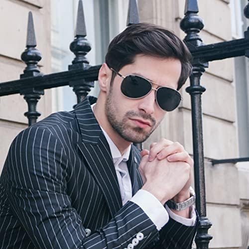 Sunglasses Men Polarized Aviator Sunglasses For Men Women Fishing Driving Sun Glasses Metal Frame UV400 Protection